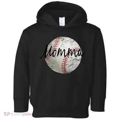 Baseball Momma Toddler Hoodie