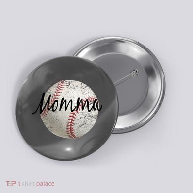 Baseball Momma Button