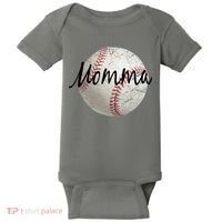 Baseball Momma Baby Bodysuit thumb 0