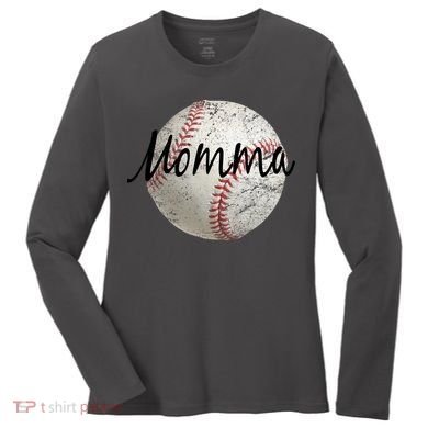 Baseball Momma Women's Long Sleeve Shirt