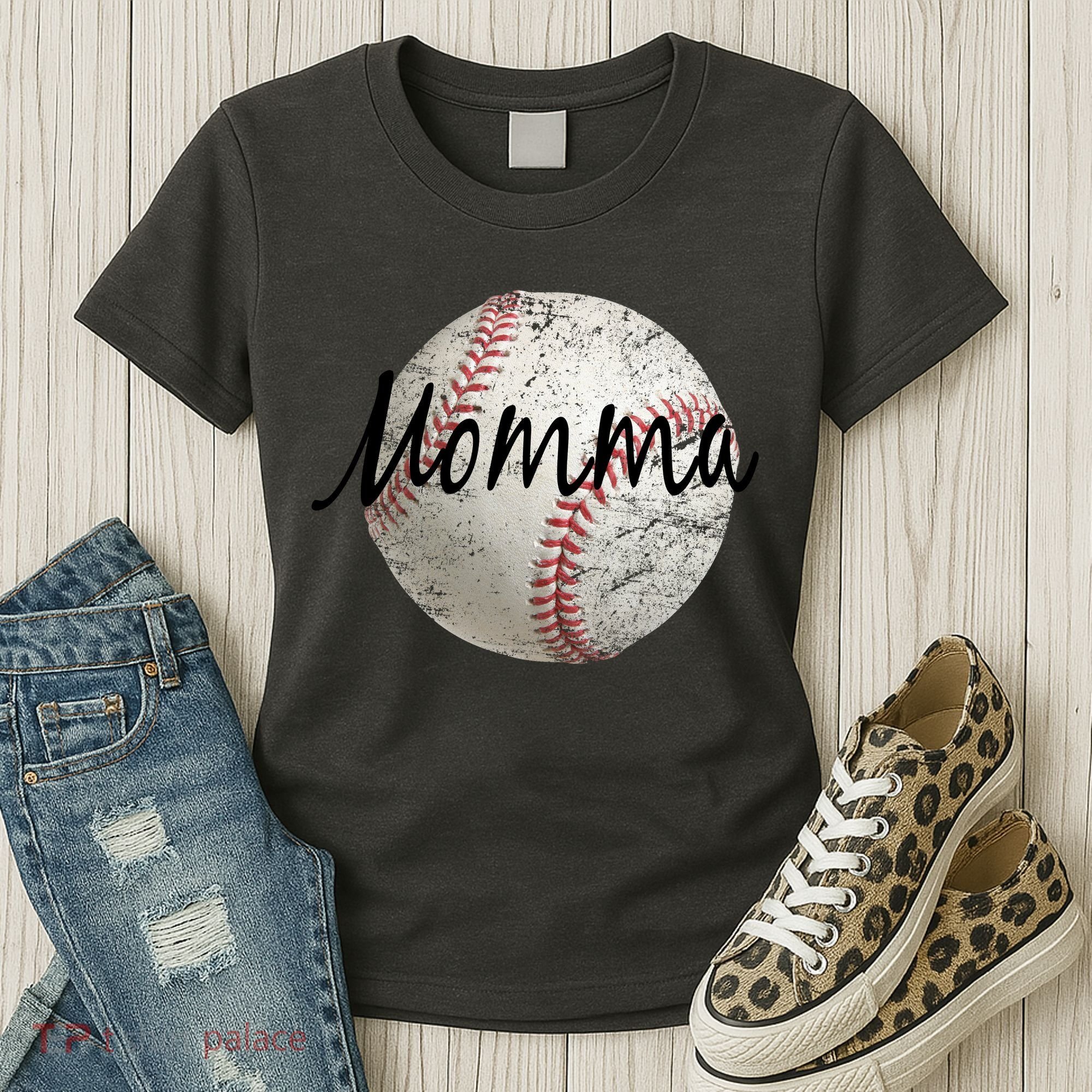 Baseball Momma Women's T-Shirt