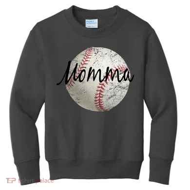 Baseball Momma Kids Sweatshirt