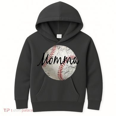 Baseball Momma Kids Hoodie