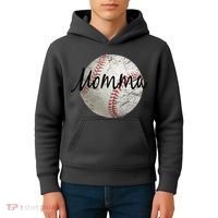 Baseball Momma Kids Hoodie thumb 4