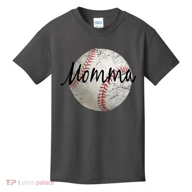Baseball Momma Kids T-Shirt