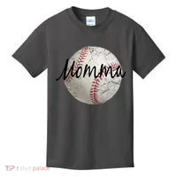 Baseball Momma Kids T-Shirt thumb 0
