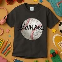 Baseball Momma Kids T-Shirt thumb 3