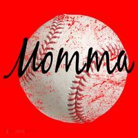 Baseball Momma Santa Hat thumb 1