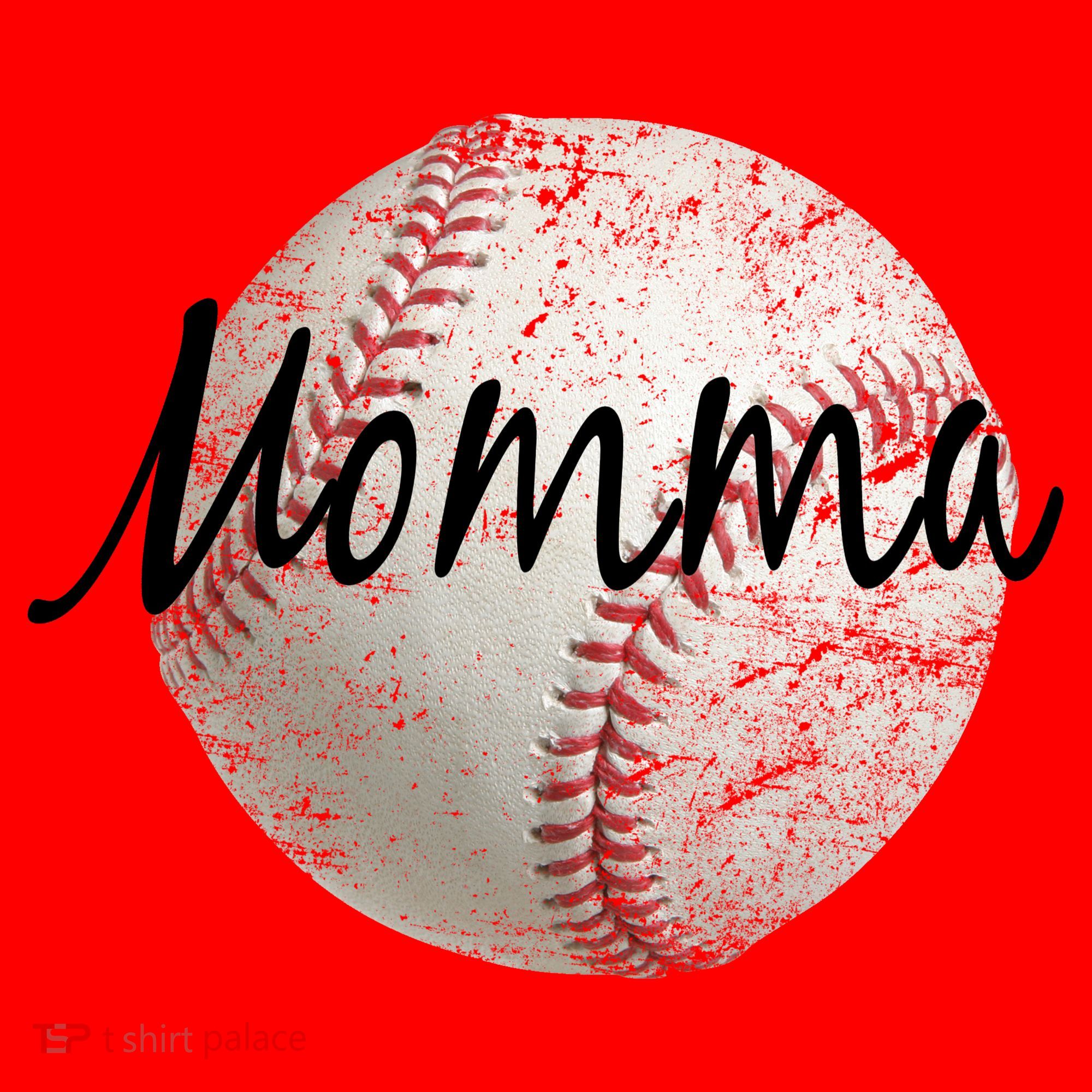 Baseball Momma Santa Hat