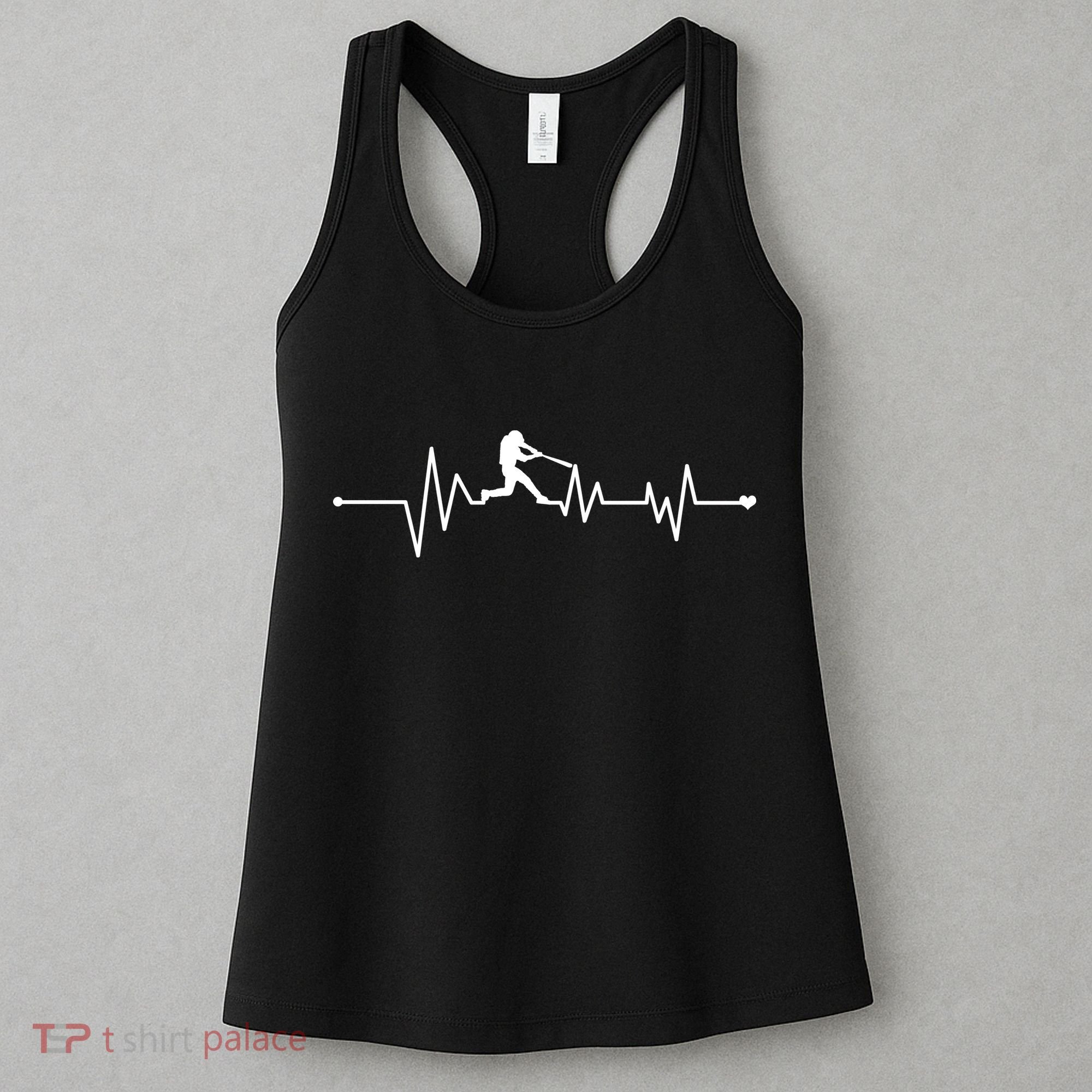 Baseball Player Heartbeat Women's Tank Top