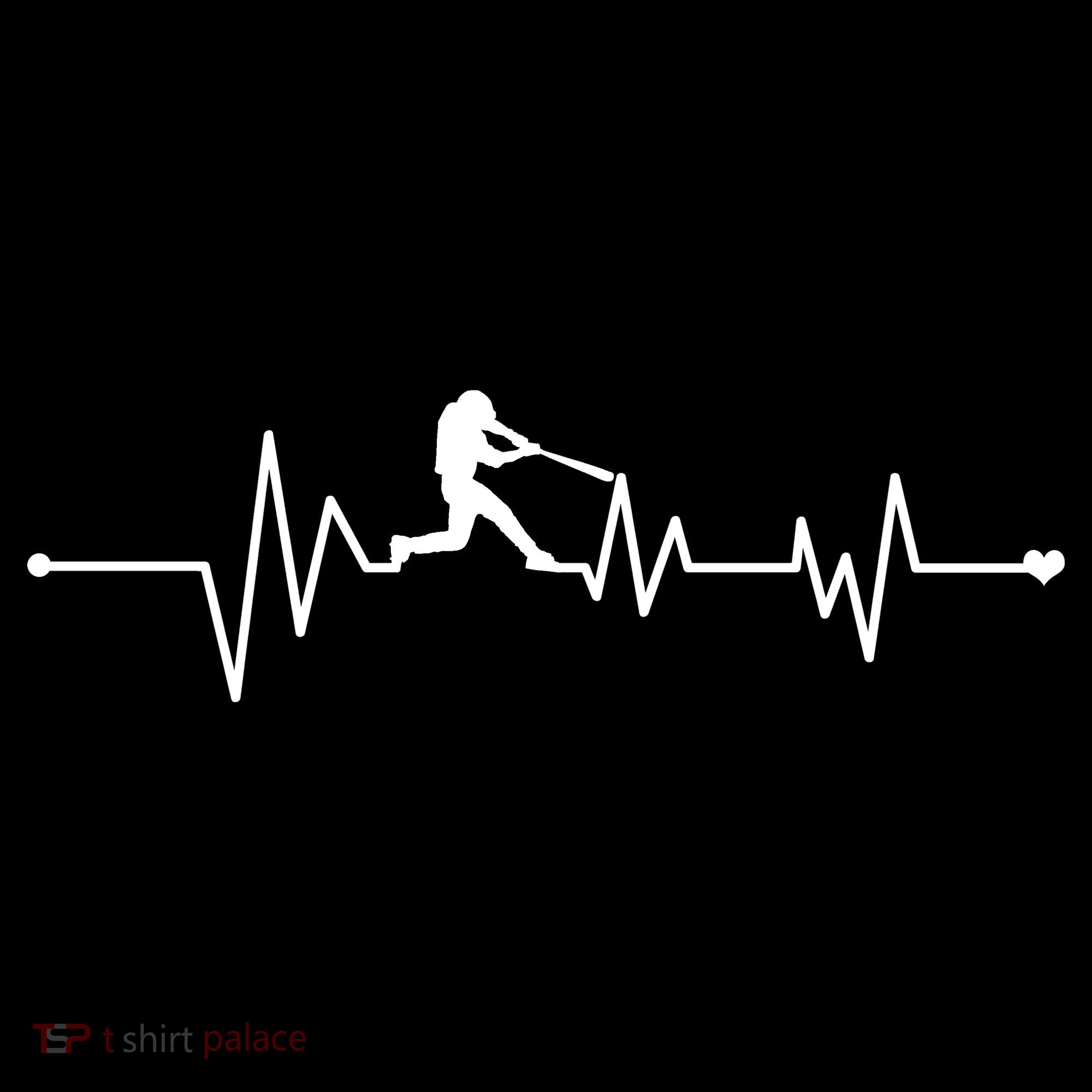 Baseball Player Heartbeat Kids Sweatshirt