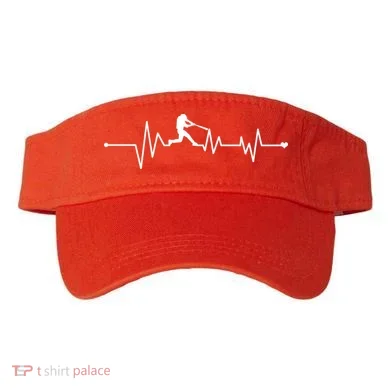 Baseball Player Heartbeat Visor