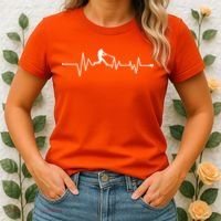 Baseball Player Heartbeat Women's T-Shirt thumb 2
