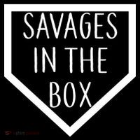 Baseball Savages In The Box Home Plate Ornament thumb 1
