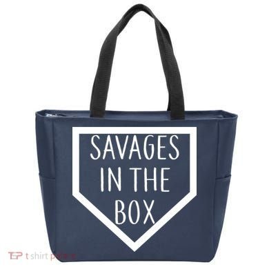 Baseball Savages In The Box Home Plate Bag