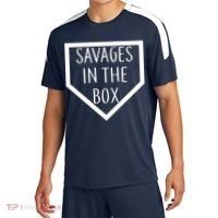 Baseball Savages In The Box Home Plate Sport-Tek Competitor United Soccer Jersey thumb 0