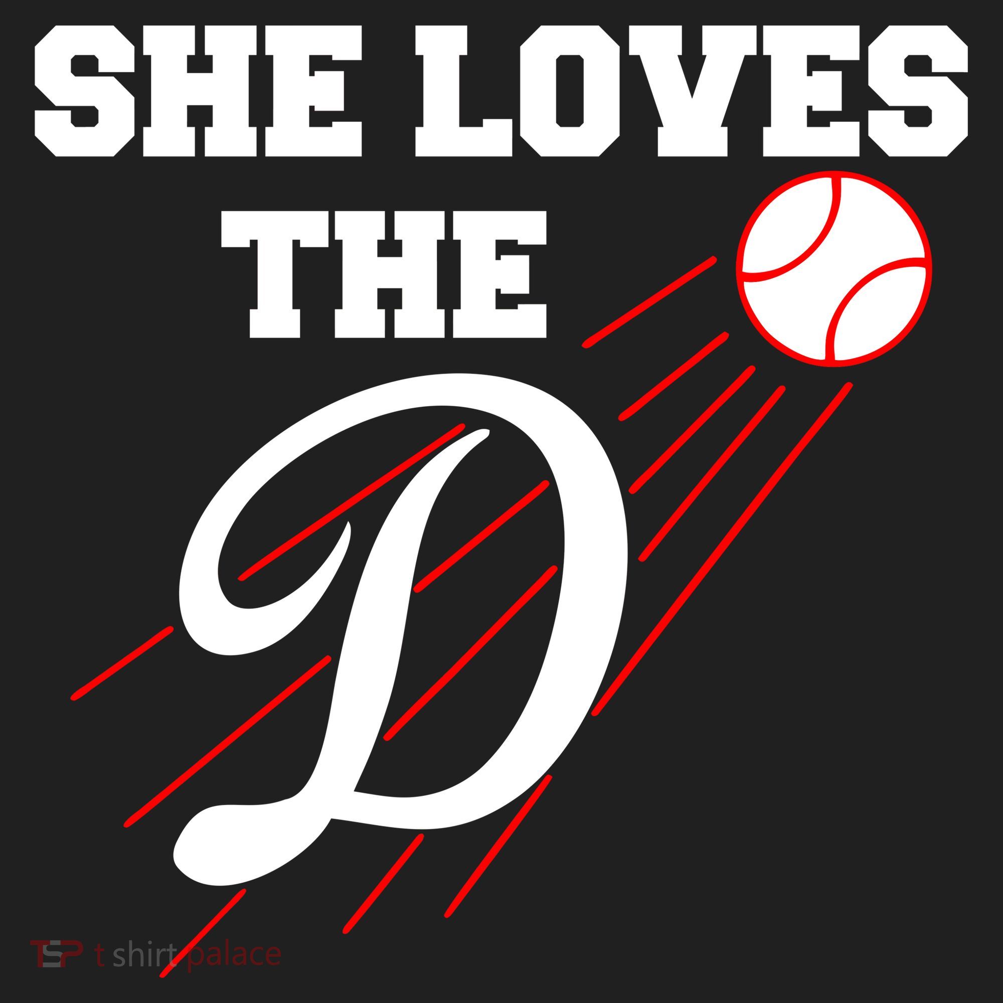 Baseball She Loves The D Los Angeles Beanie