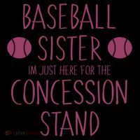 Baseball Sister I'm Just Here For The Concession Stand Coffee Mug thumb 5