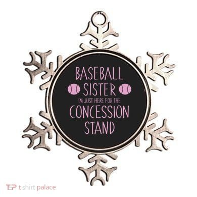 Baseball Sister I'm Just Here For The Concession Stand Ornament