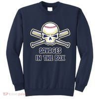 Baseball Skull Savages In The Box Sweatshirt thumb 0