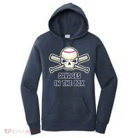 Baseball Skull Savages In The Box Women's Hoodie thumb 0