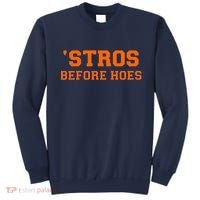 Baseball 'Stros Before Hoes Houston Sweatshirt thumb 0