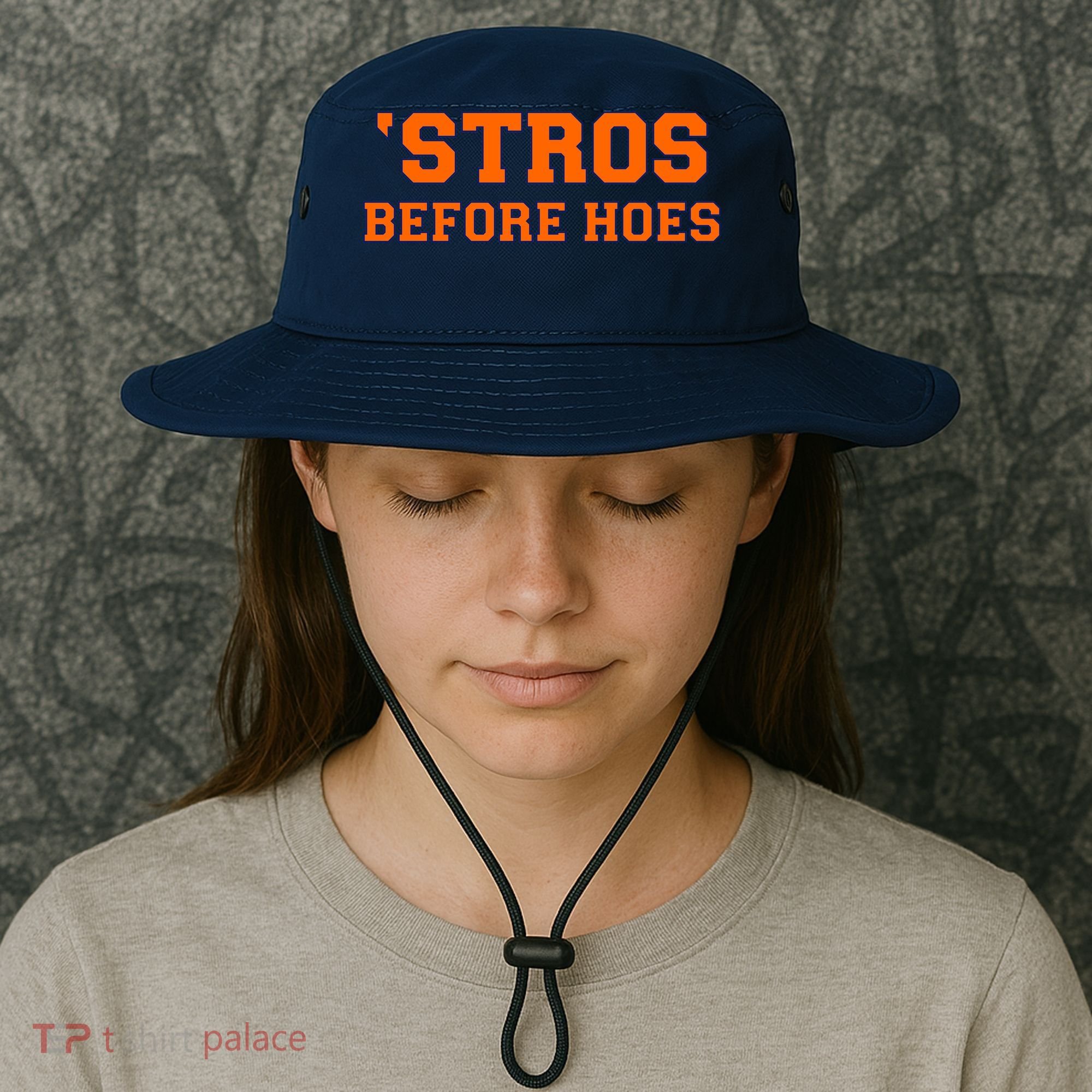 Baseball 'Stros Before Hoes Houston Bucket Hat