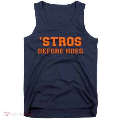 Baseball 'Stros Before Hoes Houston Tank Top