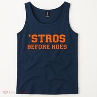 Baseball 'Stros Before Hoes Houston Tank Top thumb 2