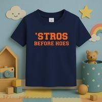 Baseball 'Stros Before Hoes Houston Toddler T-Shirt thumb 3
