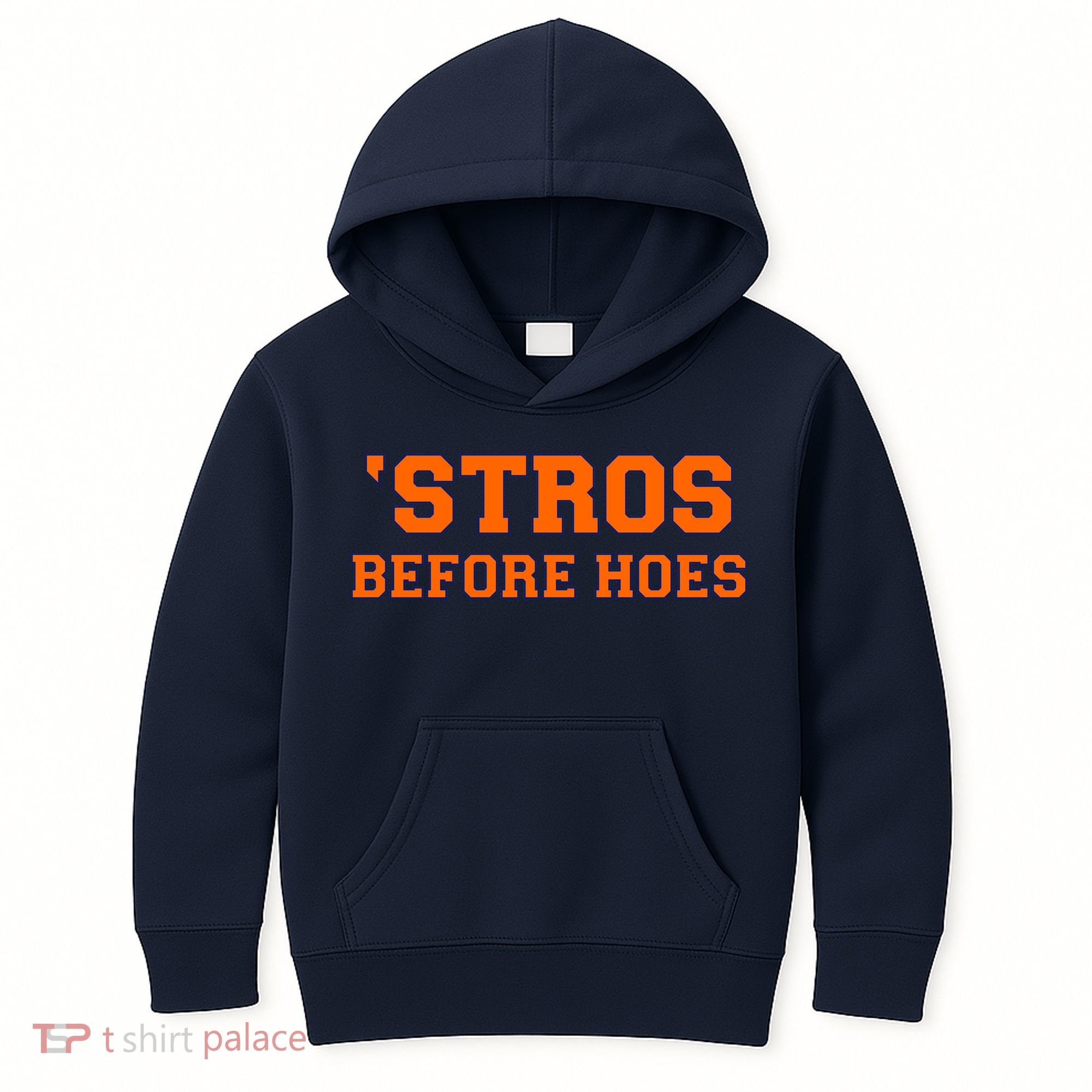 Baseball 'Stros Before Hoes Houston Kids Hoodie