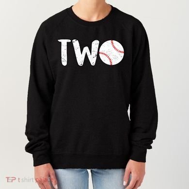 Baseball Two Years Old 2nd Birthday Women's Sweatshirt