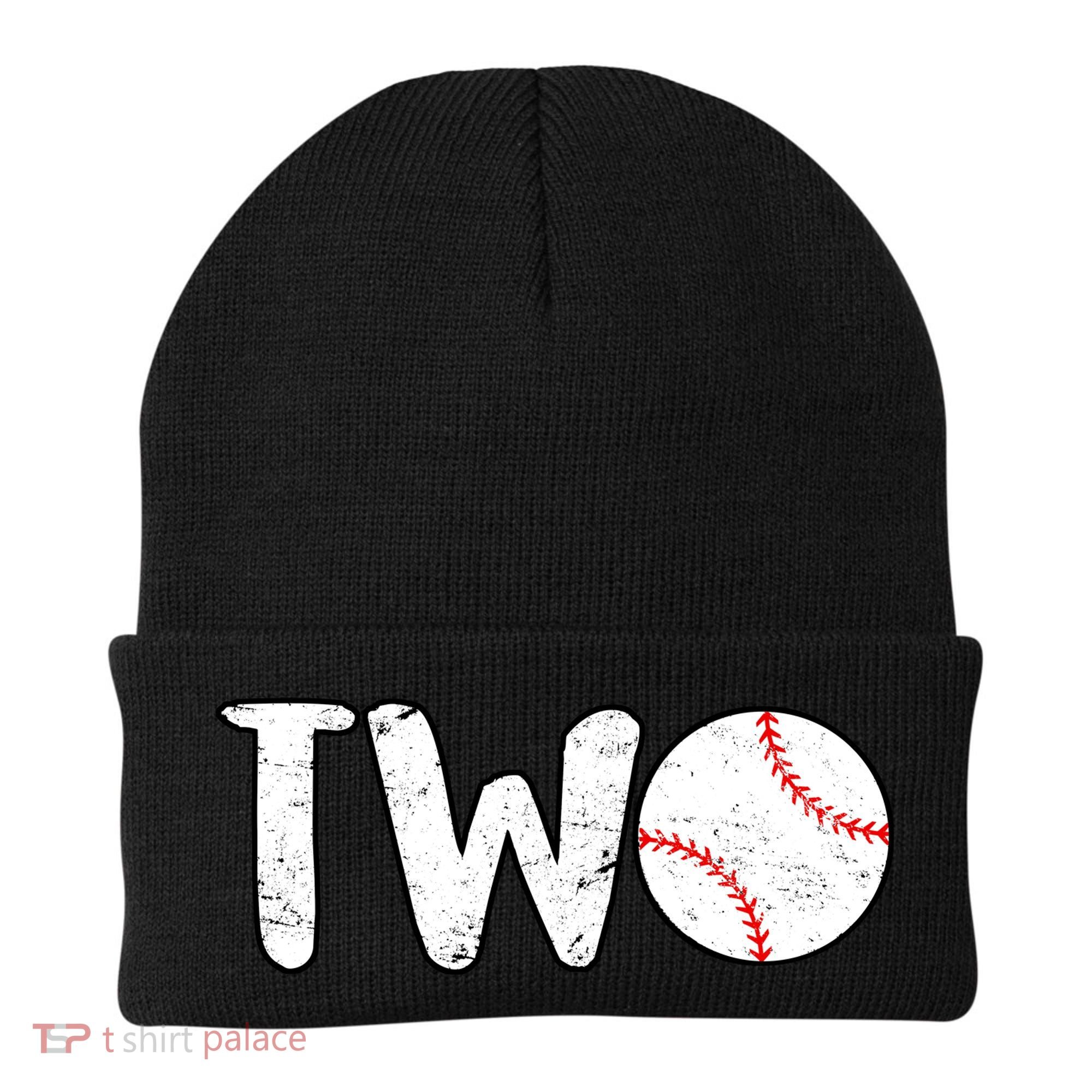 Baseball Two Years Old 2nd Birthday Beanie