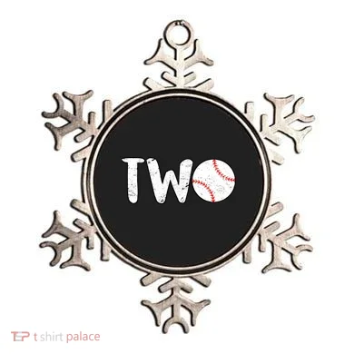 Baseball Two Years Old 2nd Birthday Ornament
