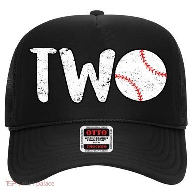 Baseball Two Years Old 2nd Birthday Hat
