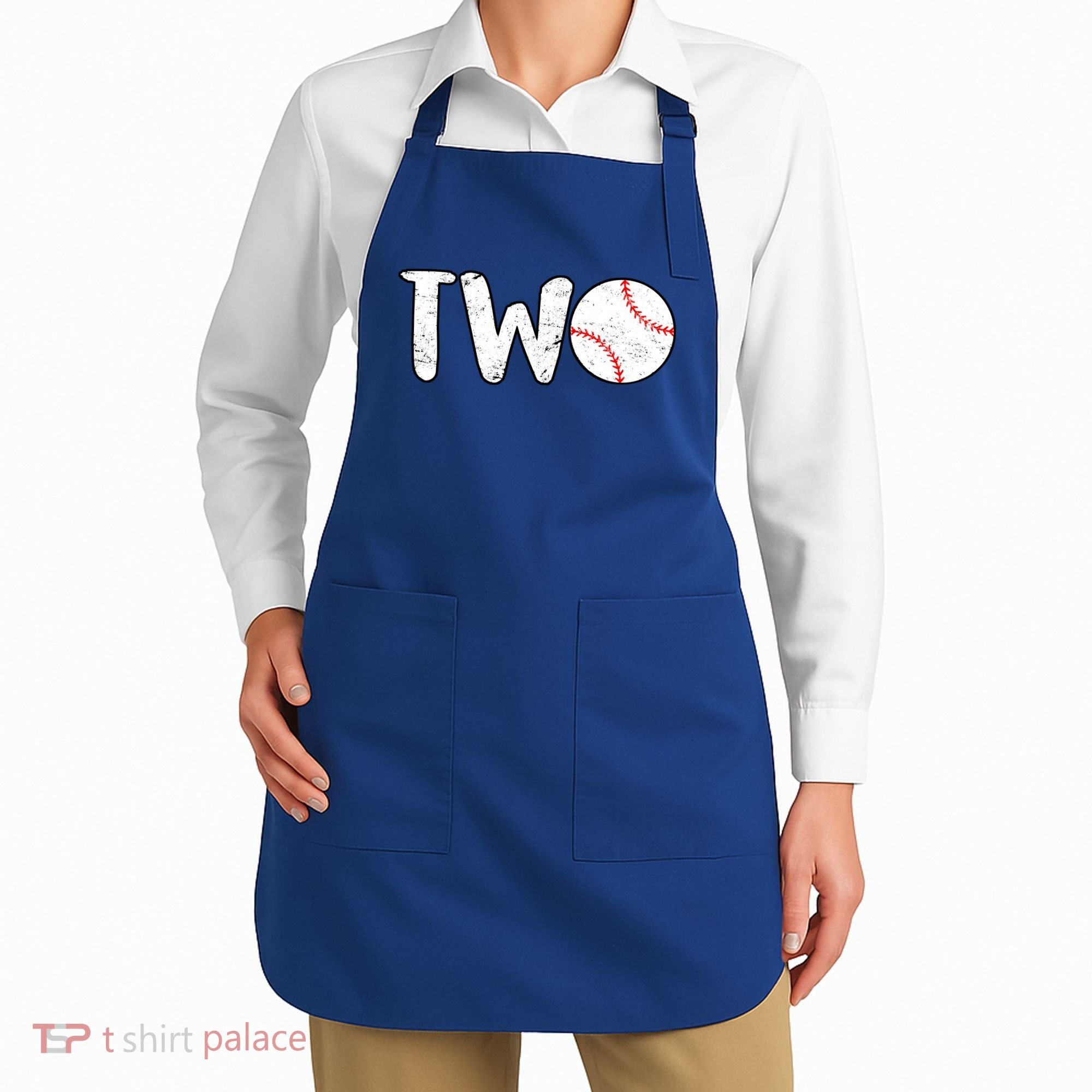 Baseball Two Years Old 2nd Birthday Apron