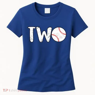 Baseball Two Years Old 2nd Birthday Women's T-Shirt