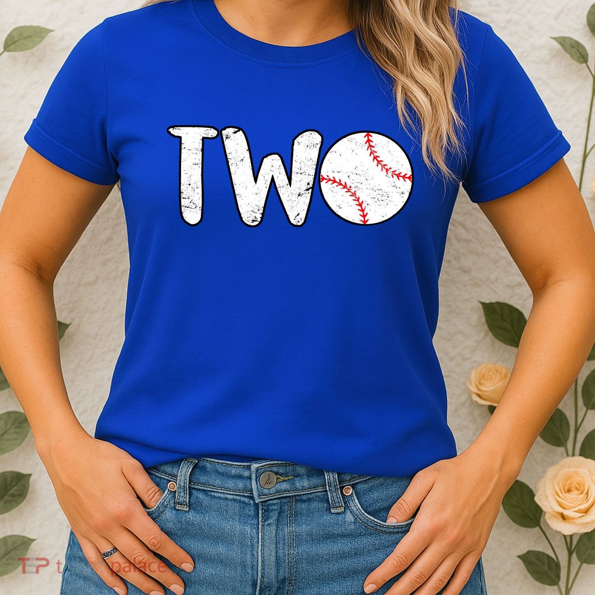 Baseball Two Years Old 2nd Birthday Women's T-Shirt