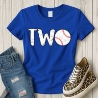 Baseball Two Years Old 2nd Birthday Women's T-Shirt thumb 3