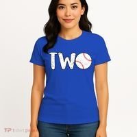 Baseball Two Years Old 2nd Birthday Women's T-Shirt thumb 4