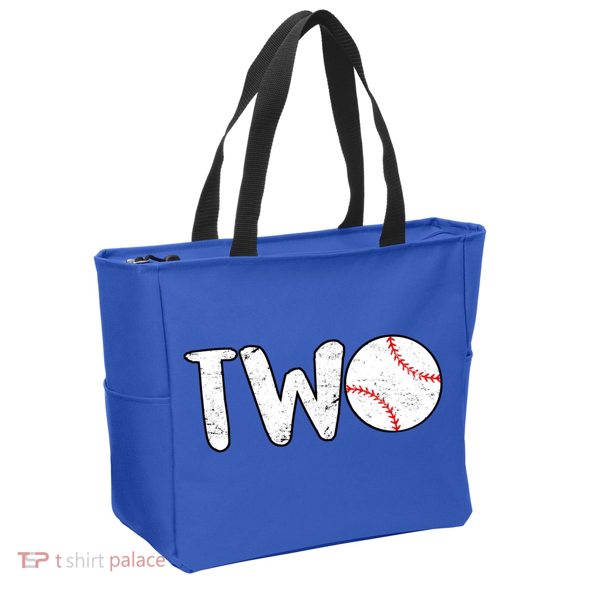 Baseball Two Years Old 2nd Birthday Tote Bag
