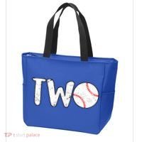 Baseball Two Years Old 2nd Birthday Tote Bag thumb 3