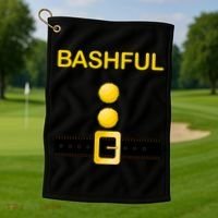 Bashful Dwarf Costume Golf Towel thumb 1