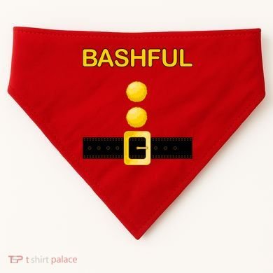 Bashful Dwarf Costume USA-Made Doggie Bandana