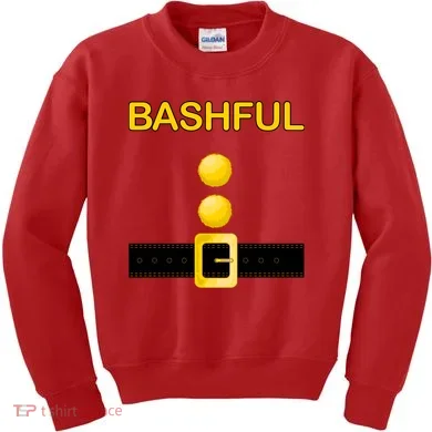 Bashful Dwarf Costume Kids Sweatshirt