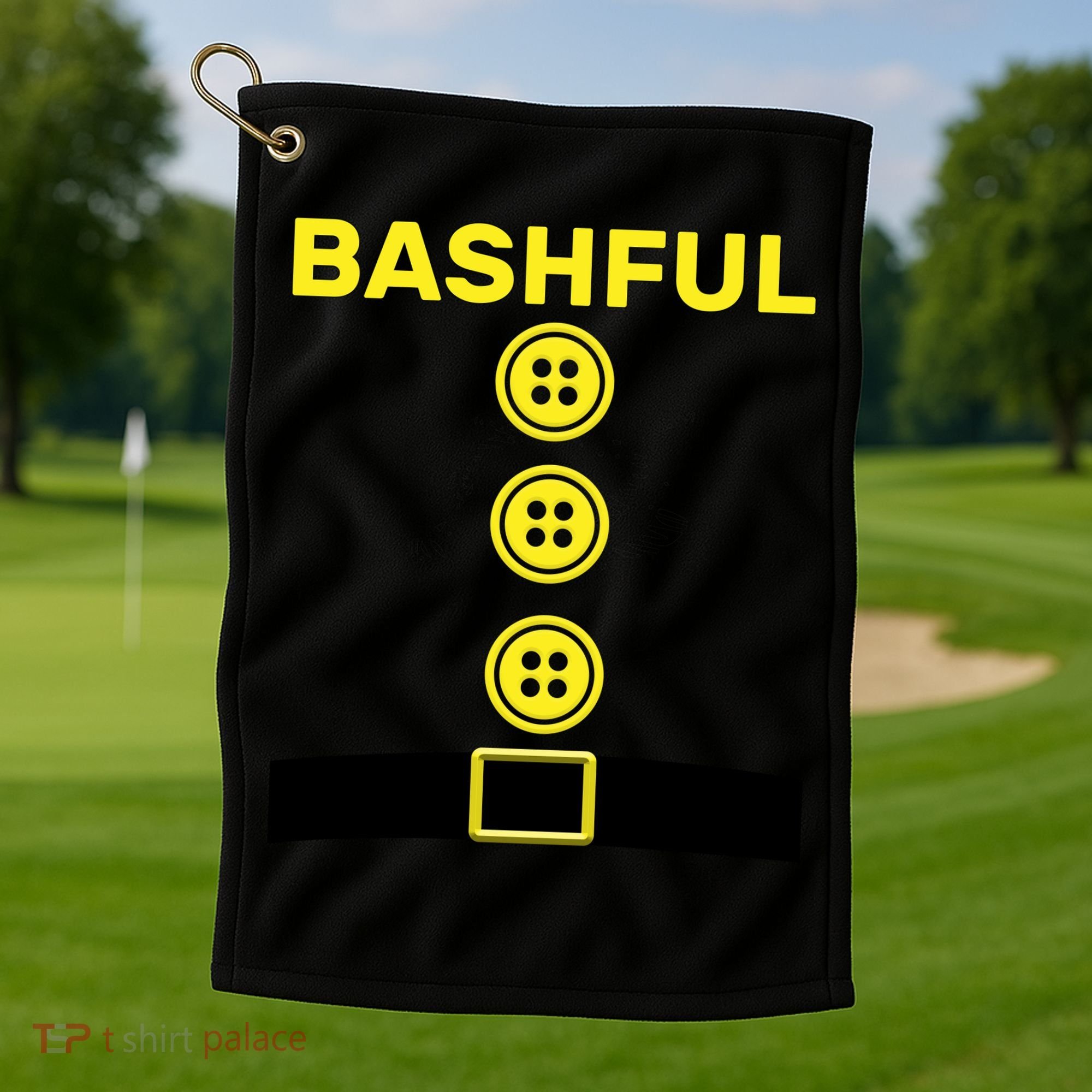 Bashful Dwarf Halloween Costume Golf Towel