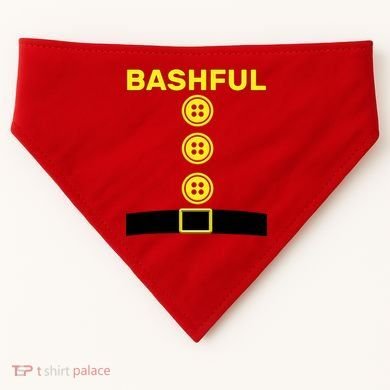 Bashful Dwarf Halloween Costume USA-Made Doggie Bandana