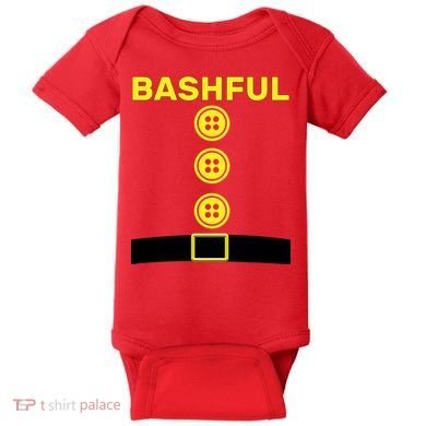 Bashful Dwarf Halloween Costume Baby Bodysuit