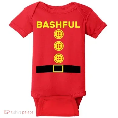 Bashful Dwarf Halloween Costume Baby Bodysuit