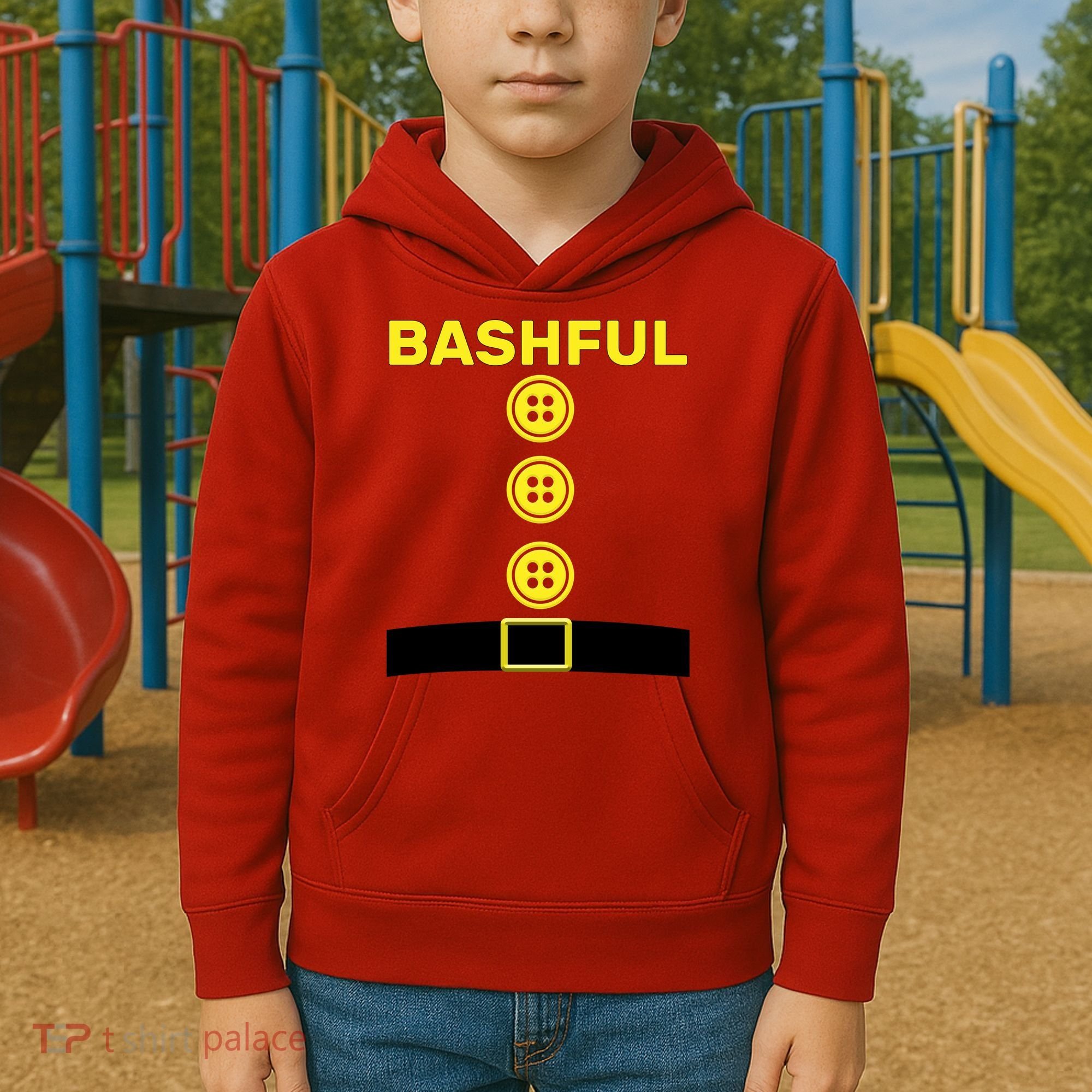 Bashful Dwarf Halloween Costume Kids Hoodie